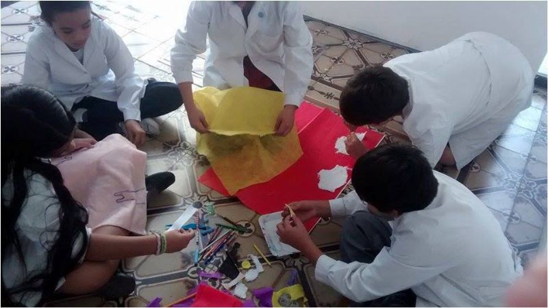 Cerca de 500 chicos jugaron a ser artistas en el Museo de Bellas Artes