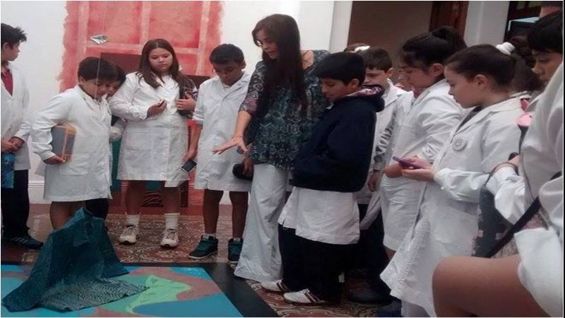 Cerca de 500 chicos jugaron a ser artistas en el Museo de Bellas Artes