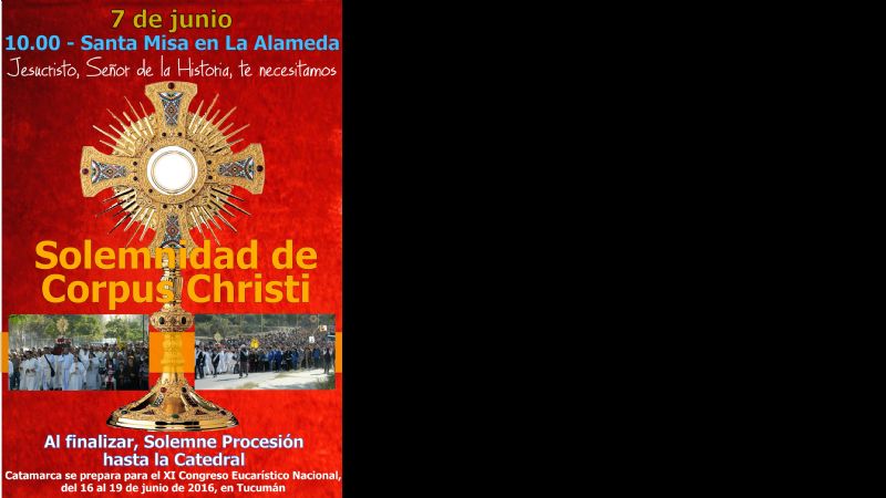 La celebración de Corpus Christi será en La Alameda y finalizará en la Catedral