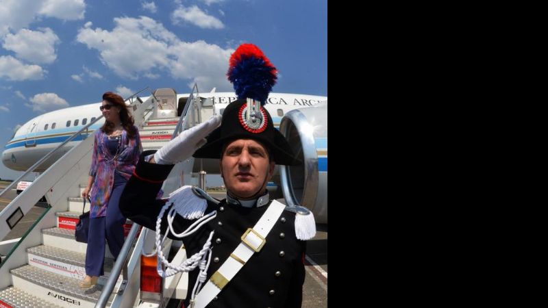 La presidenta Kirchner llegó Roma para la reunión con el Papa