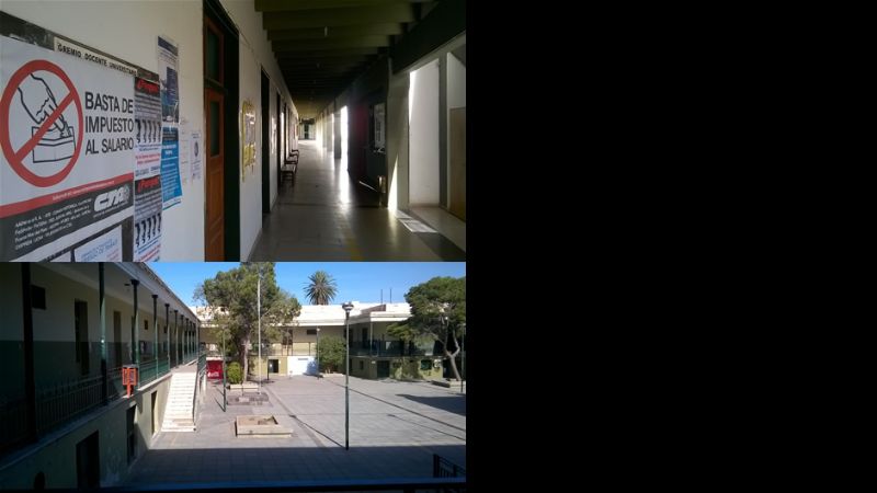 Sin actividad en la UNCA