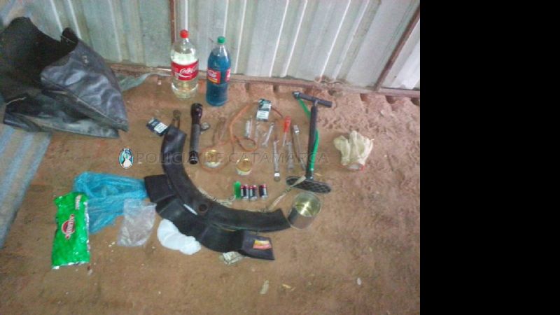 Seis personas involucradas en un procedimiento policial en Recreo