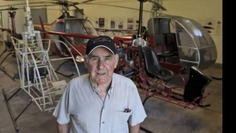 Un saladillense inventa y fabrica helicópteros para el resto del mundo