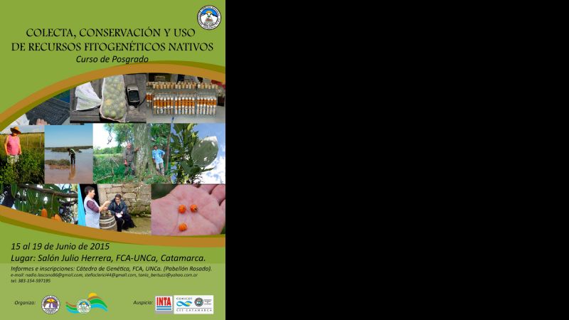 Curso de Posgrado de "Colecta, Conservación y Uso de Recursos Fitogenéticos  Nativos"