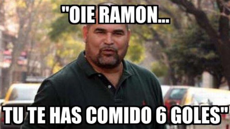 Todas las cargadas fueron para Ramón Díaz tras la goleada