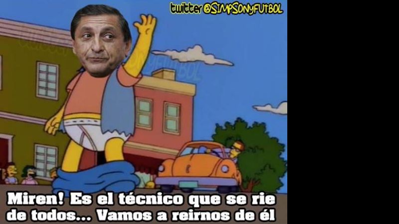 Todas las cargadas fueron para Ramón Díaz tras la goleada