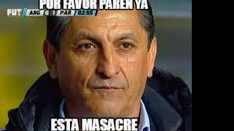 Todas las cargadas fueron para Ramón Díaz tras la goleada