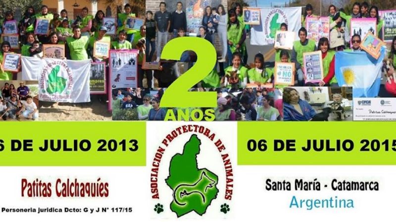 'Patitas Calchaquíes', festeja dos años de vida