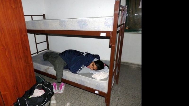 Chicas chacareras pasaron frío en Salta