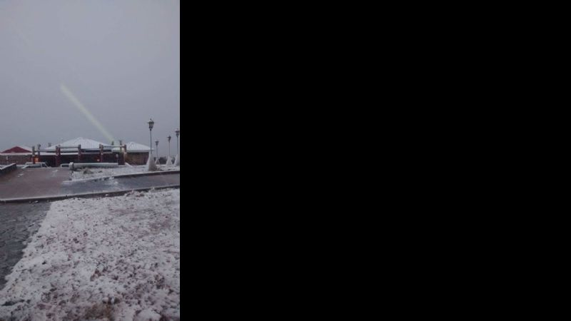 Llegó la primera nevada del año