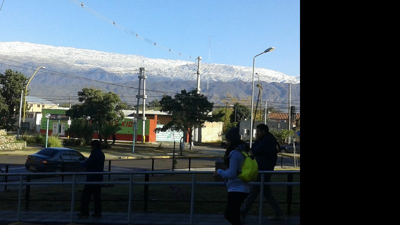 Con esta postal amaneció hoy Catamarca