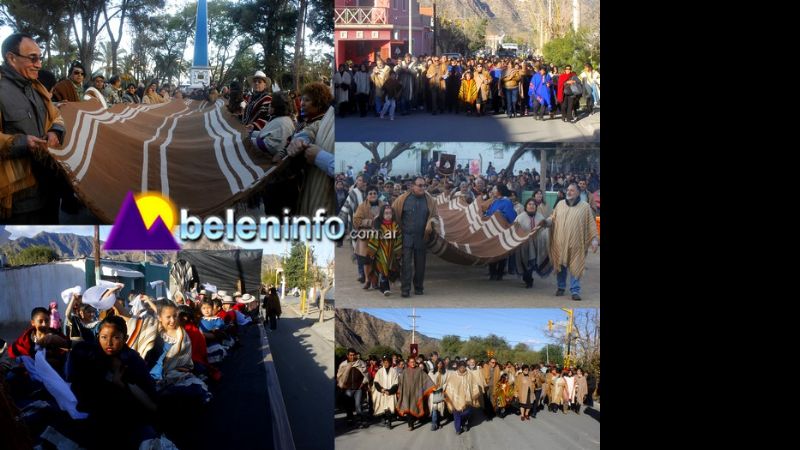 Tercera marcha de los ponchos y se inauguró la Expo Valle Calchaquí