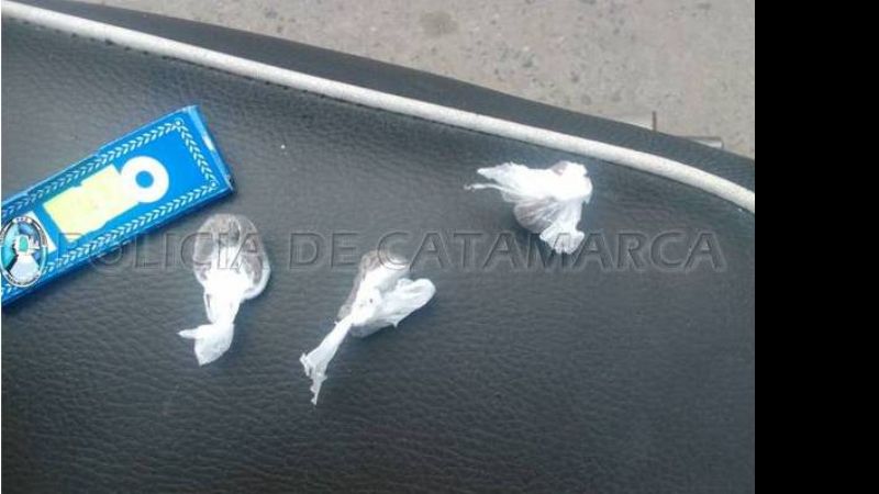 Arrestan a un sujeto con droga