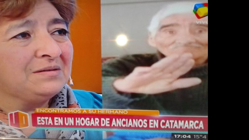 Buscaba a su hermano por TV, y estaba en Catamarca