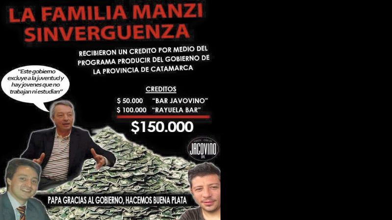 Agrupación de jóvenes peronistas cruzó con dureza a Manzi