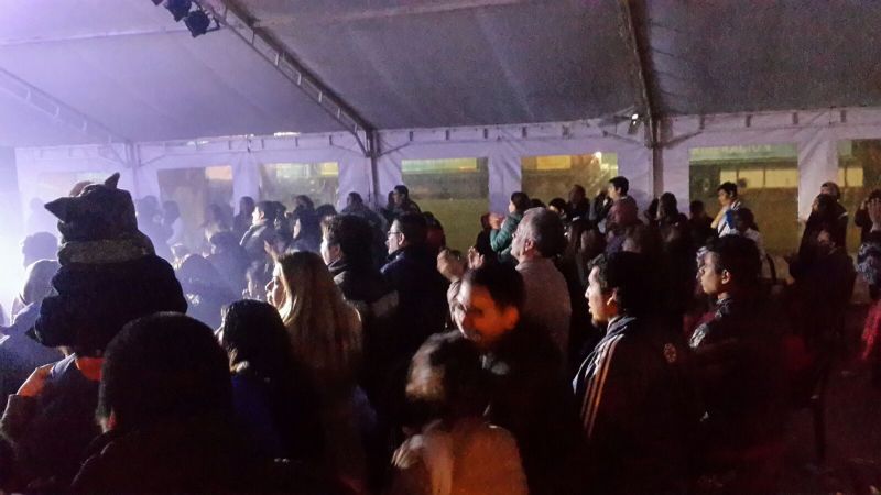 "Rompiendo Rutinas" la rompió en la carpa de Educación