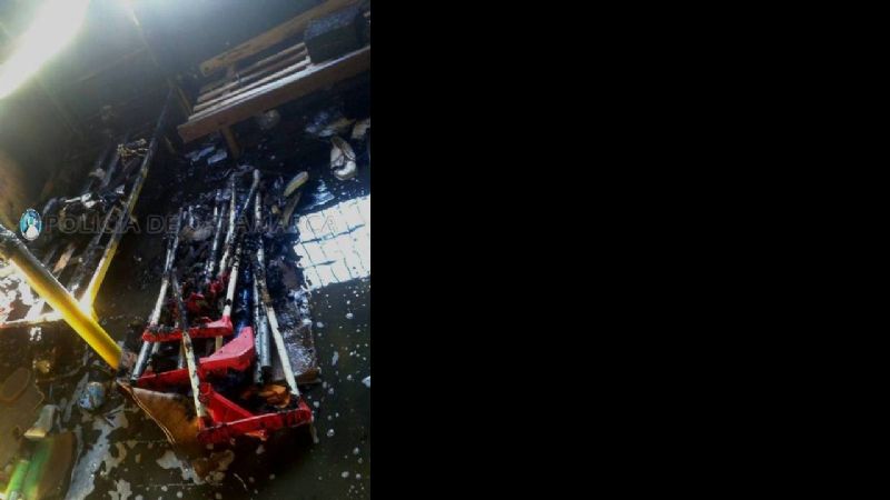 Una familia internada tras voraz incendio en una vivienda del sur