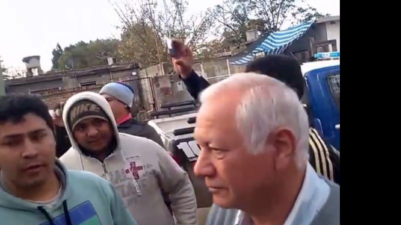 Uno de los momentos violentos en Valle Viejo