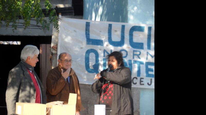 “Ramón Carrillo” acompañó a la precandidata a concejal Norma Quinteros