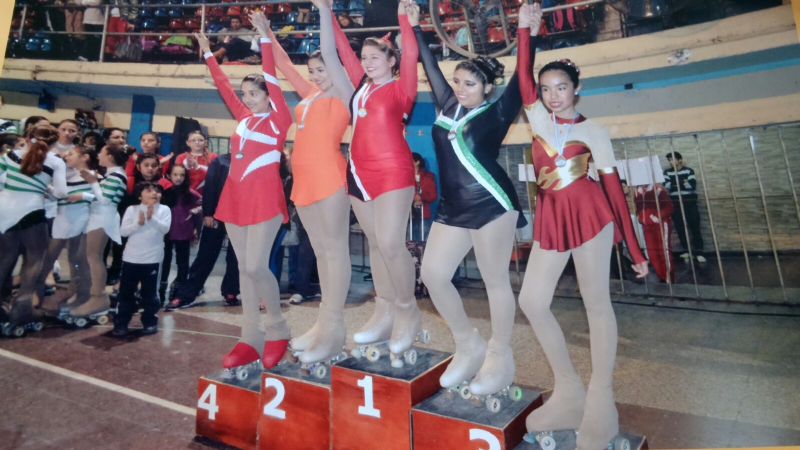 Patinadoras santamarianas hicieron podio en Tucumán