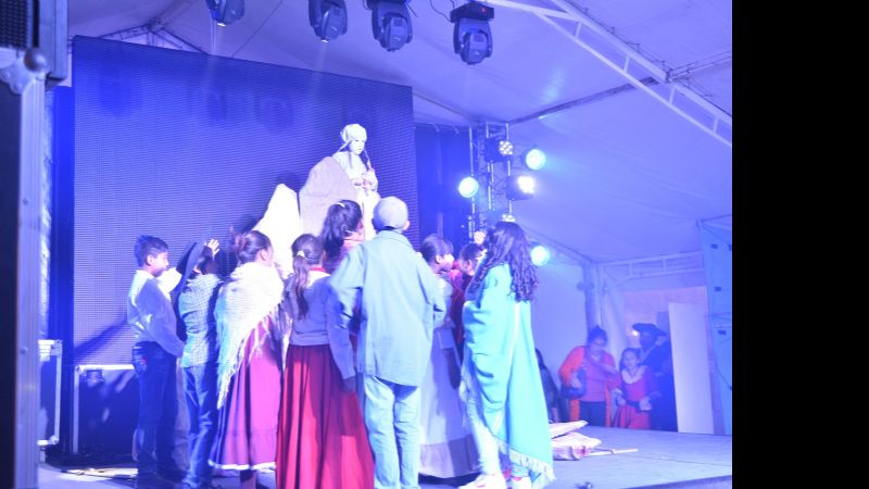 La carpa de Educación es una fiesta en el Poncho