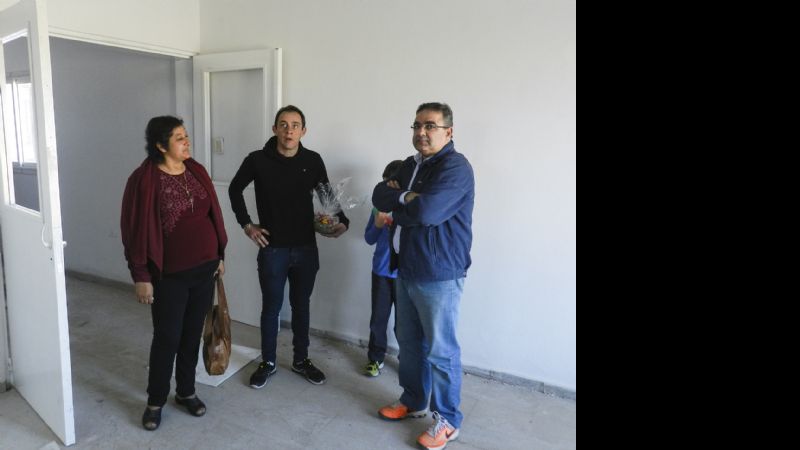 Jalil recorrió la pista de ciclismo junto al "Gringo" Giacinti