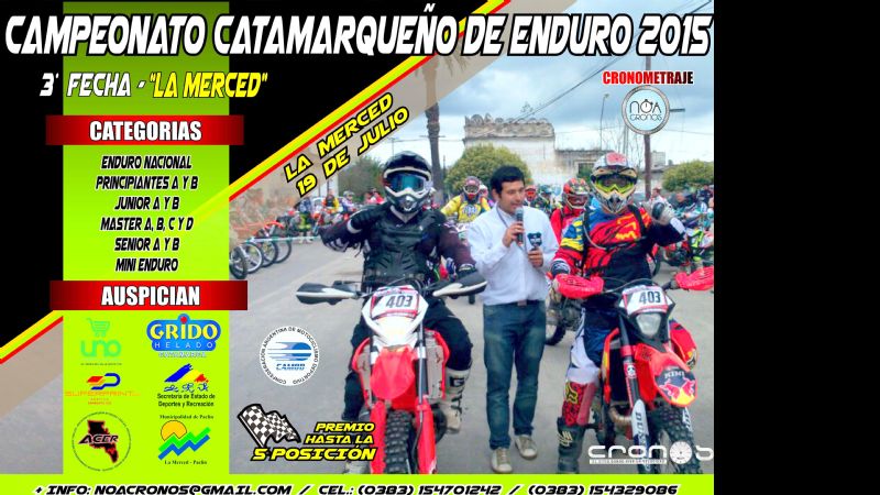 La Merced recibe a las 3ra. fecha del Enduro Catamarqueño