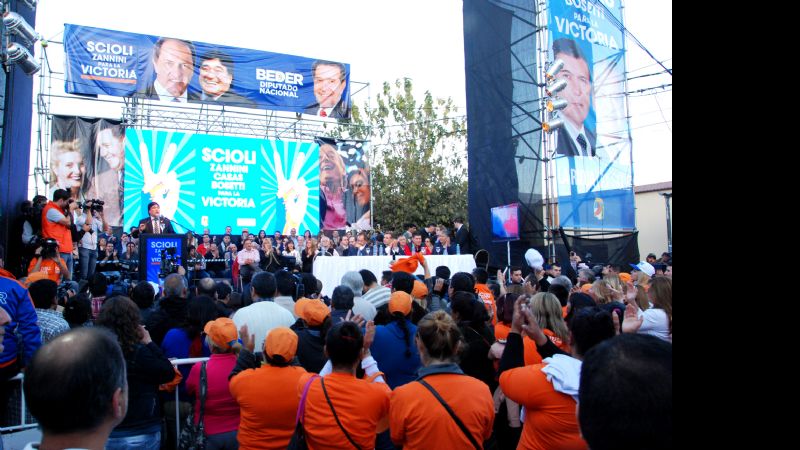 Mera junto a Scioli y Zannini en La Rioja