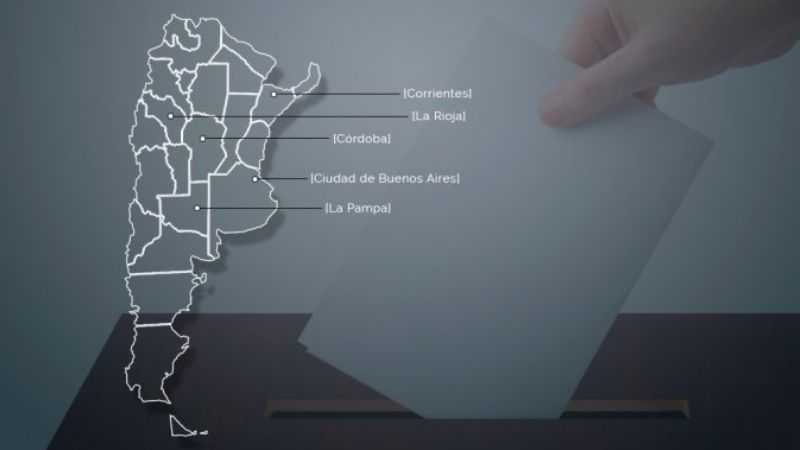 Domingo electoral en cinco provincias