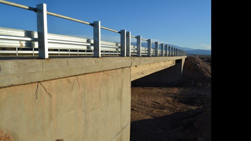 Quedó habilitado el paso por el nuevo puente sobre río Totora