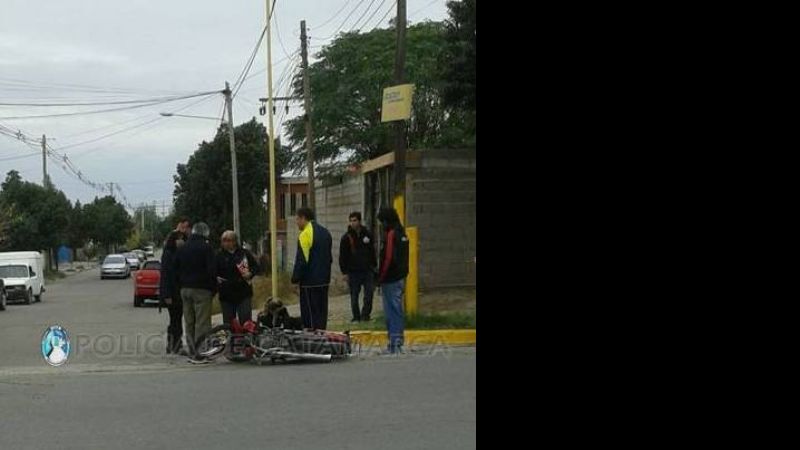 Mujer lesionada en un accidente