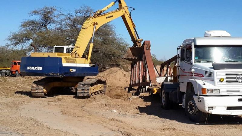 Inició el traslado del puente para Huaycama