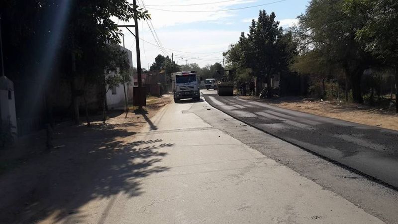 En marcha la pavimentación de Valle Viejo