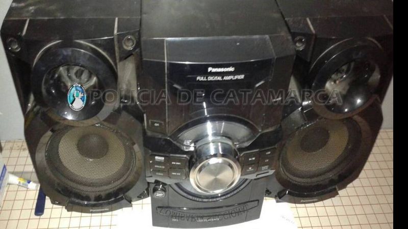 Recuperan un equipo de música denunciado como robado