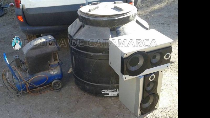 Secuestran elementos robados en el norte de la Capital y en Valle Viejo