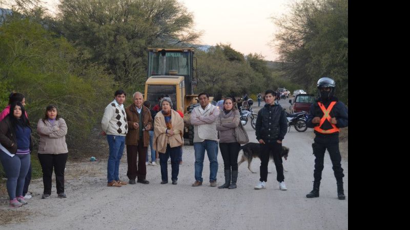 El trayecto del puente que ya está en Huaycama