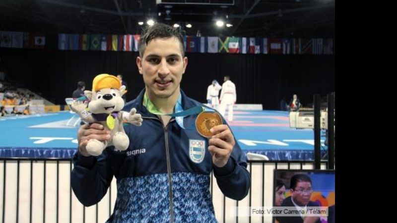 El karateca Miguel Amargos ganó otra medalla de oro en Toronto