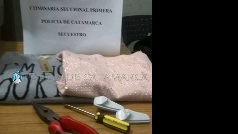 Detenidos por robar elementos y ropa en distintos comercios