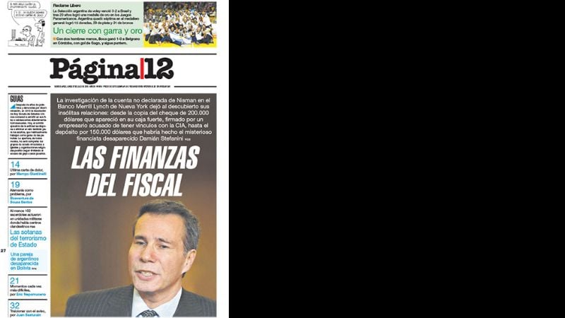 Las insólitas relaciones financieras del fiscal Alberto Nisman