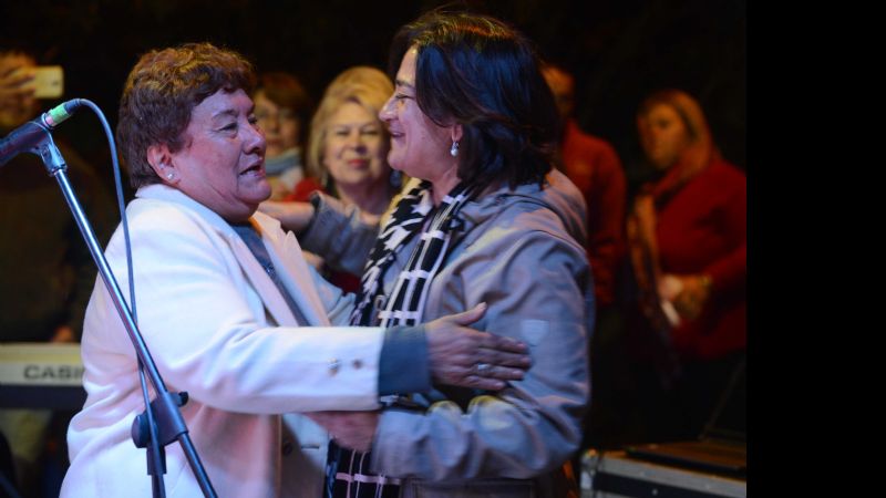 Lucía participó de los homenajes a Evita