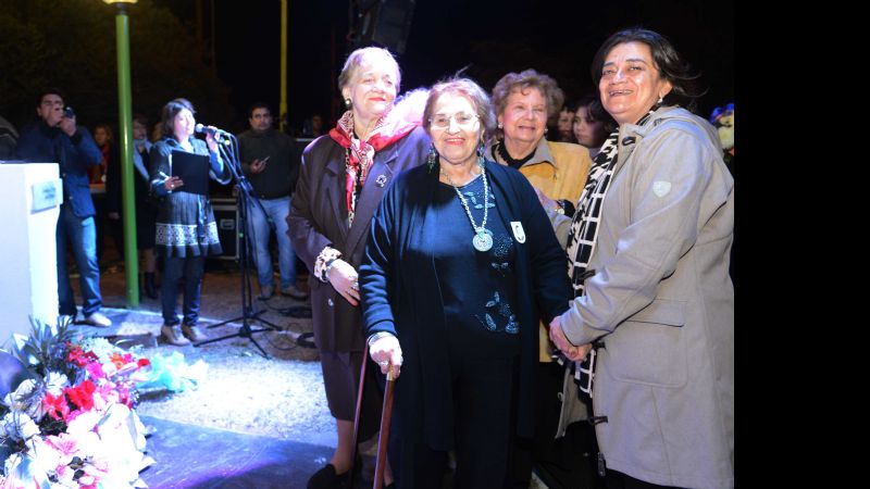 Lucía participó de los homenajes a Evita