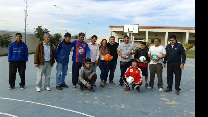 El Centro Integral de Salud recibió elementos para el taller deportivo