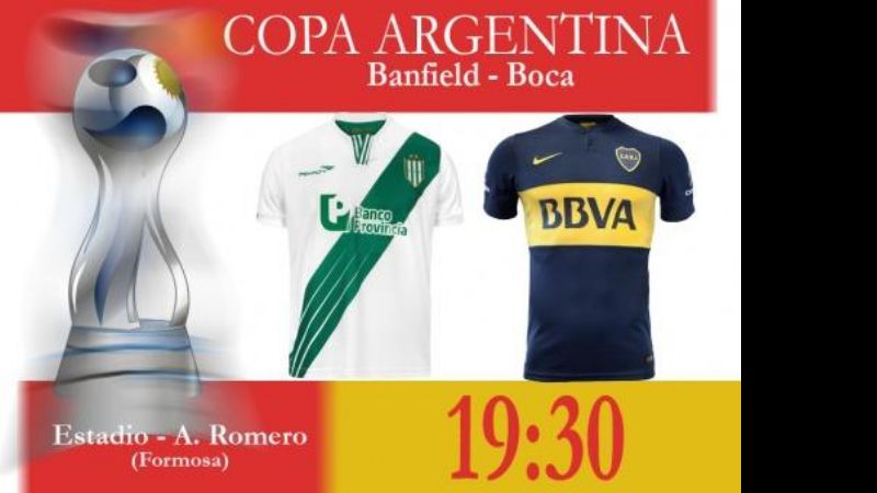 Boca en Formosa, se mide con Banfield por la Copa Argentina