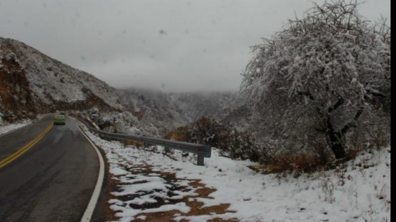 ¡Llegó la nieve a Córdoba!