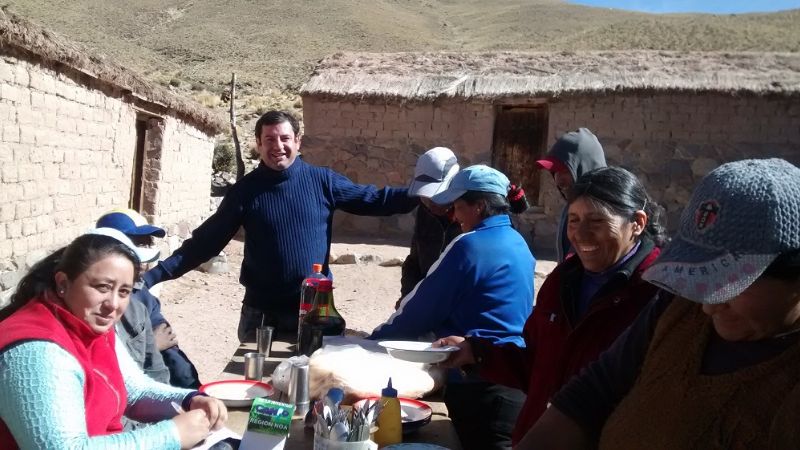 Recorrida por las zonas serranas del delgado de Desarrollo Social