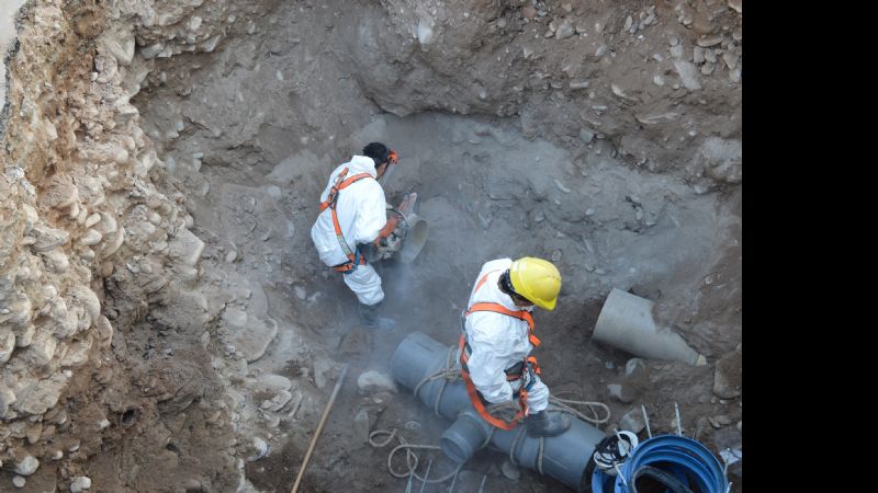 Empalme en Villa Cubas para un mejor servicio de agua potable