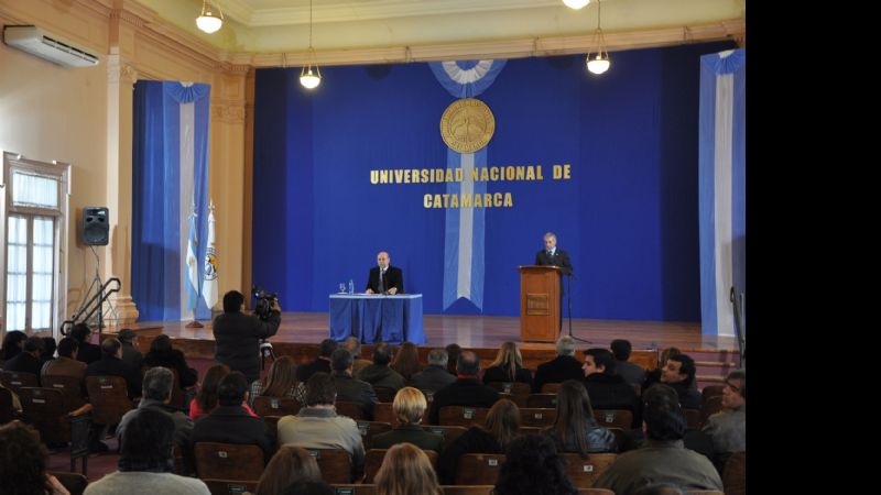 El rector de la UNCa brindó su informe de gestión