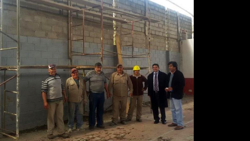 Avance de obra en el Club Independiente de San Antonio