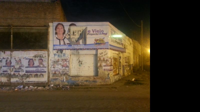 Violentaron cartelería de Molina en Valle Viejo