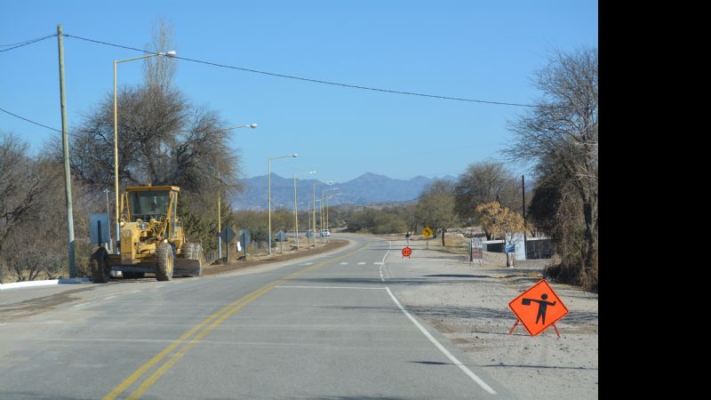 Se inició la obra de repavimentación entre río Agua Clara y El Eje, en Belén